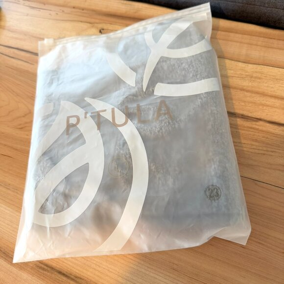 NWT P'tula Bare Pro Legging 23" - Light Grey Heather - L - Picture 5 of 5